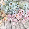 Dekorativa blommor Dahlia Artificial Bouquet Wedding Decoration Office Accessories Fake Home For Living Room