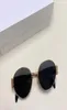 Óculos de sol ovais redondos para homens mulheres lentes verdes de metal de ouro Sunnies Sun Glasses Sonnenbrille Gafa de Sol com Box8513480