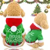 Abbigliamento per cani vestito in costume di Natale per pet kitty cani piccoli cartone animato abiti carini abiti maniche medie