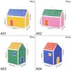 Present Wrap 5st House Style Candy Cookie Paper Box Wedding Birthday Decorations Wrapping Christmas Party Year Supplies