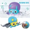 Toys de bain Baby Bath Toys Octopus Toy Wind-Up Bathtub bébé Bath Toys Piscine Water Toys for Infant Toddlers Kids Boys Filles 240413