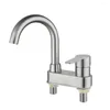 Bathroom Sink Faucets 1PC 304 Stainless Steel Basin Faucet Tap Cold And Mixer Bathtub Thermostats Showers Bathtubs Part