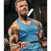 Muscle Fitness Brüder 2021 Herren laufen Weste Sport Fitnesstraining Top Bodybuilding Atmungsaktives elastisches T-Shirt