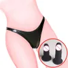 Keuschheitsgürtel Höschen Doppel -Dildos Lederhalle abtrennbare Silikon -Stecker Dildo Sexy Produkt für Frauen Masturbation