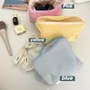Worki do przechowywania Korea Plaid Cosmetic Large Cocar Bag w Ins Portable Makeup Travel Sundries z zamkiem błyskawicznym