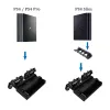 Stands Refrigeing Stand para PS4/PS4 Slim/PS4 Pro com 12pcs Games Storage Dual Controller Dock Dock Station para Sony PlayStation 4 Pro