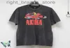 Vintage Moto gewassen verontrust Do oude schade Akira T -shirt W2208118243423