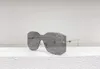 Designer solglasögon Rimless Diamond Cut Eyeglass Buffalo Horn Wood Frame Brown Lens Fashion Gelgasses Frame Vintage Metal Sun Glasögon med låda