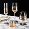 Weingläser kreativer Star Sky Gradient Glass Cup Weinglass Vintage Luxury Cups für Champagner, das Goblet -Set trinkt