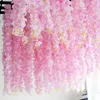 Dekorativa blommor 1st False Rattan Artificial Flower Vine Orchids String Handmade Hanging Garland Wedding Decoration Fake Plants Juesl1