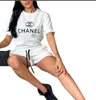 T-shirt shorts de survêtement féminins de nouveau designer