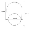 Förvaringsflaskor Hållbara murar burkhängare tillbehör rostfritt stål universal hängande kroktrådhandtag