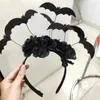 Party Decoration Halloween Hoofdband Bat Black Flower Sfeer Stage Decor Gift Accessories