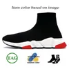 Grossistdesigner casual skor og original hastighet strumpor stickade gummibottar tränare lyx 2.0 neon plattform röd vit svart slip-on utomhus sport sneakers löpare