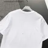 Męskie koszulki designerskie luksusowe męskie koszulka koszulka 3D litery wydrukowane koszulki T-shirty 100% bawełny swobodny krótki sut mężczyzna topy tee dla mężczyzn dla mężczyzn czarne białe c240413