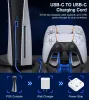 Chargers Dual Fast Charger For PS5 Controller 5V/3A TypeC Charging Cradle Dock Station For Playstation 5 Joystick Gamepad Accessories