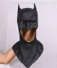 Film célèbre de haut niveau Batman masque un masque d'Halloween adulte Face Face Latex Caretas film Bruce Wayne Cosplay Toy props6430386