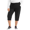Women's Pants Plus Size & Drawstring Stretch Cropped Trousers Yoga Sweatpants Underpants Slim Leggings Bottoming 2024