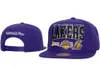 American Basketball "Lakers" Snapback Hats Teams Luxury Designer Finale kampioenen Locker Room Casquette Sporthoed Strapback Snap Back Back Verstelbare Cap A3
