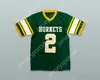 사용자 정의 모든 이름 번호 남성 청소년/어린이 Derrick Henry 2 Yulee High School Hornets Green Football Jersey Top Stitched S-6XL