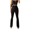 Women's Pants Women Bootcut Yoga Slim Workout Bootleg Velvet Lounge Sweatpants