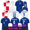 2024 Camiseta Croacia Modric Soccer Jersey Gvardiol Kramaric Kovacic Croatiaフットボールシャツ24 25 Suker Brozovic Majer Jersey Kids KitファンバージョンAdd Sock