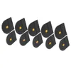 5 pares de tacones de goma Glue en la suela de zapato Reemplazo de almohadillas para hombres y zapatos para mujeres Protector de talón de zapatos: 6 mm de espesor 240401