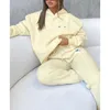 Designer Tracksuit Hoodie Sets zwei 2 -teilige Frauen Kleidung Kleidung Set Langarm Pullover Kapuzentripsanlagen Sporty Hosen