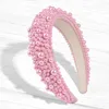 Hair Clips Adjustable Sponge Headband Fashion Forward With Pearls Enhancement Dainty Beaded Hairband For Fashionistas