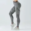 Calças ativas Stoureg Yoga Basic Fitness Gym calças justas de barriga de barriga de controle de quadril com orifícios de punção