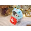 Stuffed Plush Animals Cute 4-Inch Transforming Vitality Penguin 10Cm Doll P Toy Festival Gift Birthday Childrens Day Couple Keychain P Otd7G