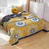 Blankets European Leisure Blanket For Beds Luxury Home Textile Cotton Gauze Air-conditioning Bed Cover Soft Sheet Cool Quilt