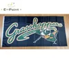 Milb Greensboro Grasshoppers Flag 35ft 90cm150cm البوليستر لافت