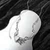 Stud Earrings Elegant Sweet Y2K Unique Unisex Alloy Transparent Pendant Korean Style Choker Women Crystal Necklace Jellyfish