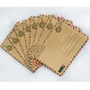 Enveloppe-cadeau 20 PCS / lot Grand lettre de carte postale PAPELERIE PAPIRE KRAFT ENVELOPE VINTAGE PALLET POUR UNE BUREAU D'ÉTUDE STAND