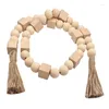Decorative Figurines Wood Bead String For Decorating Living Room Bedroom Study Dangle Art Enthusiasts And Creative Individuals