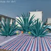 26ft DIA Inflatable Agave Grass Lifelike Agave Plant Modellen voor evenementdecoratie of toneeldisplay