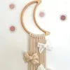 Декоративные фигурки Ins Nordic деревянная луна -ювелирные изделия организатор стены