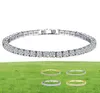 18K Whiteyellow Gold Lated Sparkling Cubic Crick Cz Cluster Tennis Bracelet Fashion Women