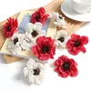 Dekorative Blumen 10 PCs Daisy künstliche Seide Fälschung für Heimzimmerdekoration Hochzeitsdekoration Ehe DIY Bastelkranz Accessoires