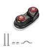 Boats Aluminum Cam Cleat, Rope Cleat, Ball Bearing Fast Entry Cam Cleat for Line Sizes Upto 5/8Inch, Sailing Sailboat Kayak(2 Pcs)