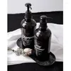 Płynna dozownik mydła 500 ml Nordic Pet Bottle Brown łazienkowy żel do prysznica butelki do mycia szamponu do mycia włosów balsamowanie do włosów prasa