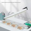 Maskinhandpress Impuls Tätningsmaskin krymper Film Sealer Cutter Commercial Food Bag Plastic Sealer Manual Förstora