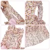 Floral Princess Dress Spring Summer Pet Dog Clothes Sweet Clothing Bichon Yorkshire Cute Printed Puppy Cat Skirt Thin 240411