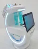 Multifunzione Smart Ice Blue Ultrasonic RF 7 in 1 Acqua di peeling idrogeno a getto facciale aqua con analisi della pelle4340128