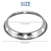 Bowls Universal Wok Pan Support Rack Stand Ring/Metallisk rundbottenstorlek för gasspis yngelpannor