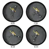 Horloges murales Bruce Lee personnalisée silencieuse personnalisée circulaire décorative