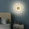 Wall Lamp Indoor Decor LED Mounted Round Acrylic 7W 12W Light For Home El Corridor Aisle Bedroom Bedside Lights