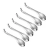 Cuillères 6 pcs caviar passoire passoire scoops en acier inoxydable scoops