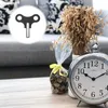 Wandklokken 3 pc's Home Tools Three-Five Winding Key Metal Clock-toetsen sleutel grootvader benodigdheden